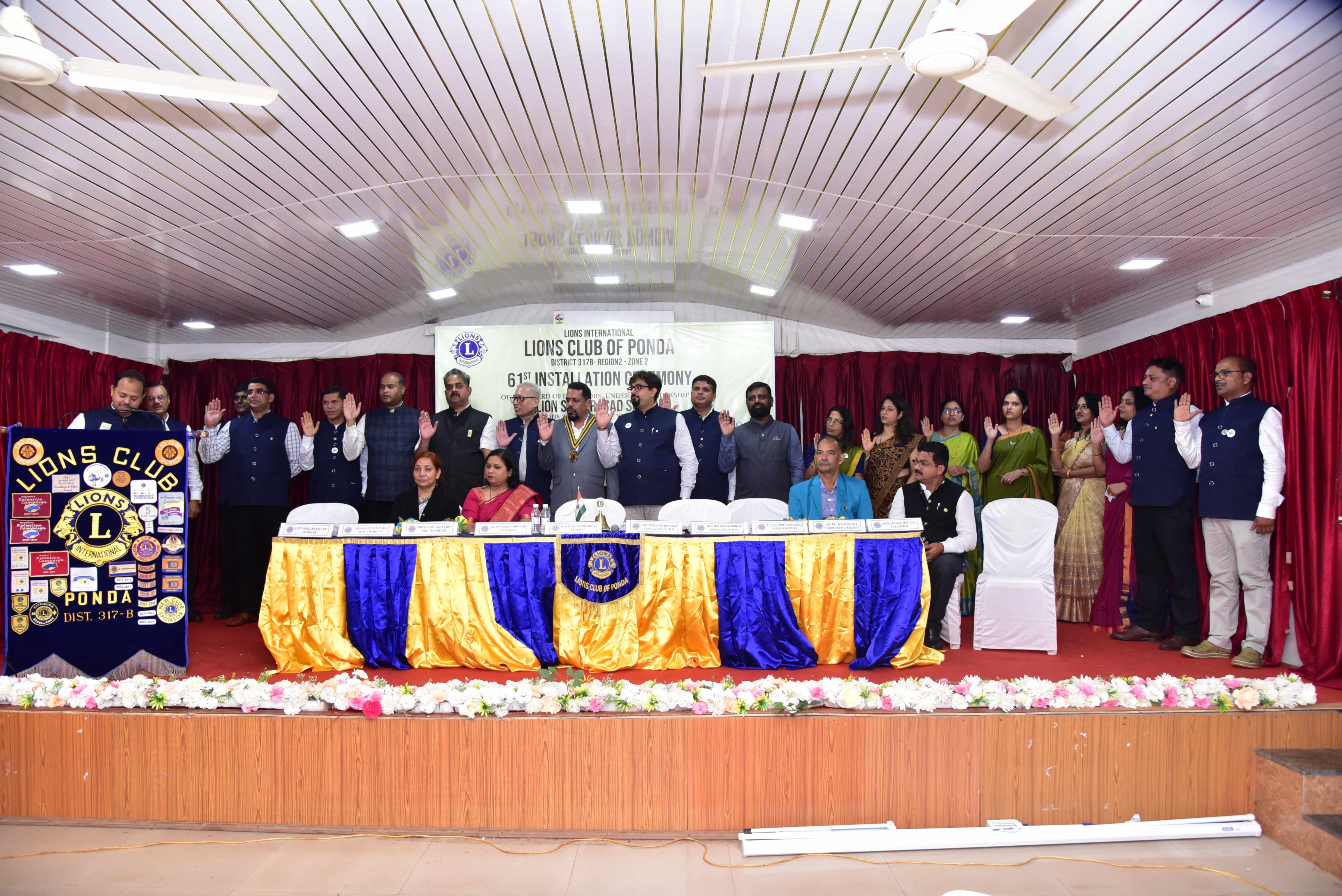 Installation of the Board of Directors for the Lionistic Year 2025-2026
