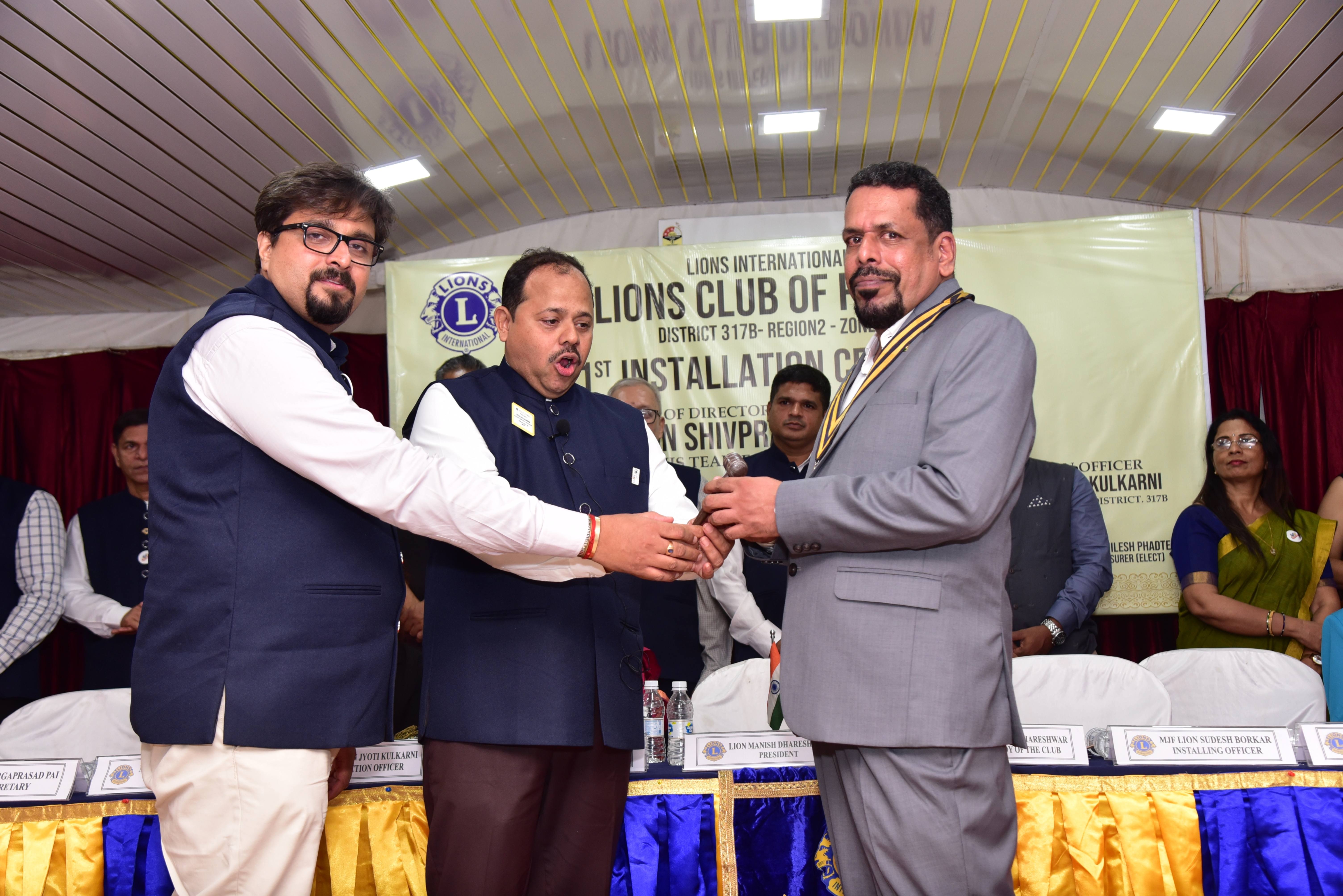 Installation of the Board of Directors for the Lionistic Year 2025-2026