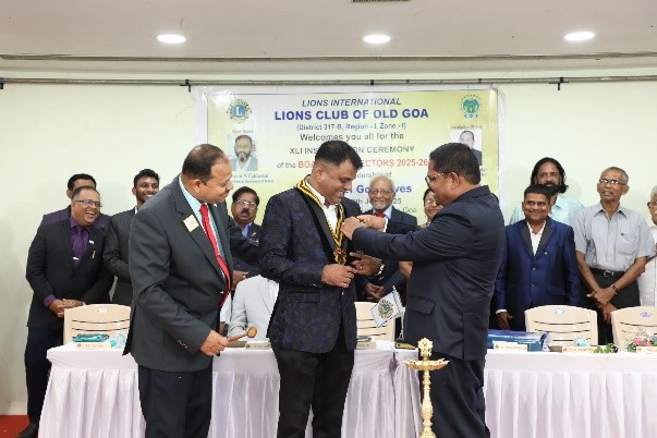 Held 41st Installation Ceremony of LC Old Goa.