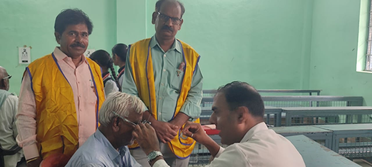 Megha eye check up camp