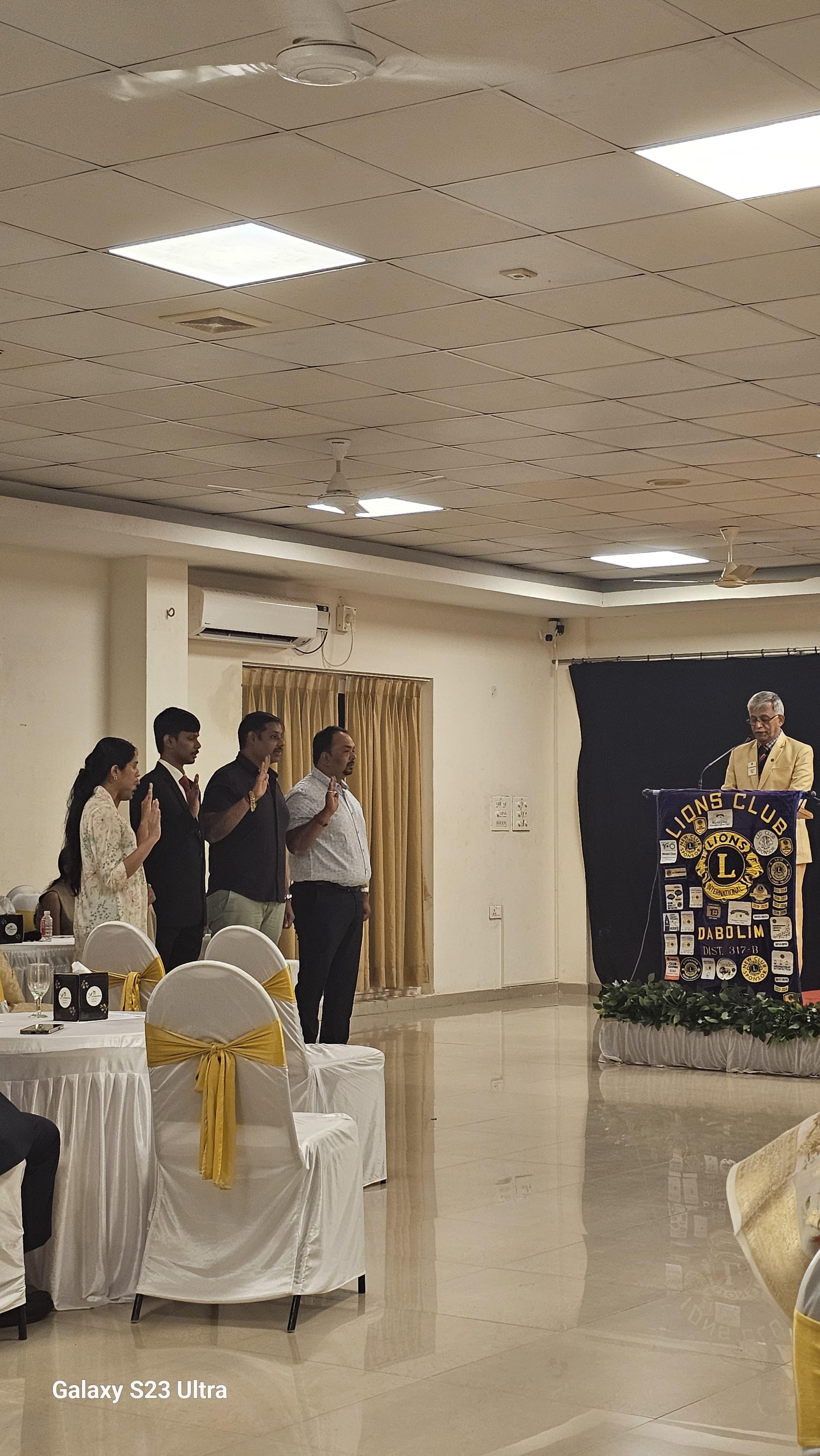 Installation ceremony for year 2025-26