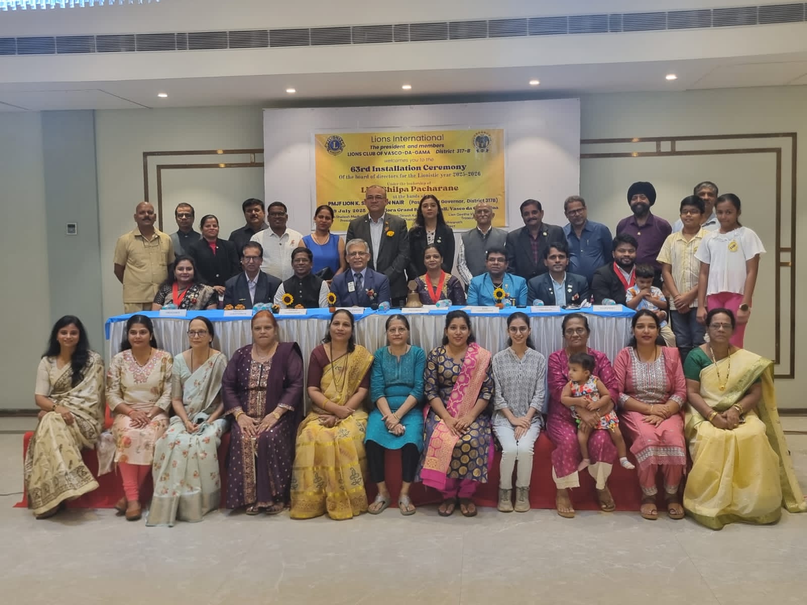 Installation of BOD - Lion Club of Vasco Da Gama 