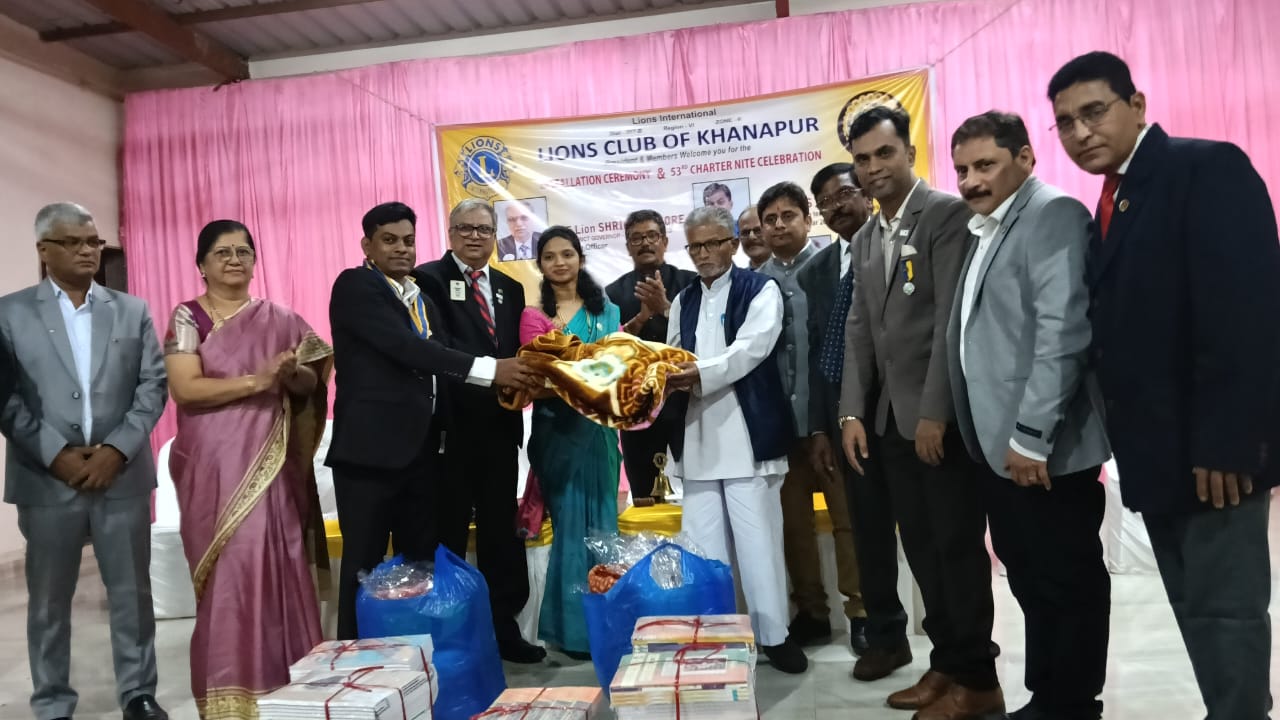 Distribution of Blankets to Apang Kalyana Sangh, Jamboti, Tq: Khanapur
