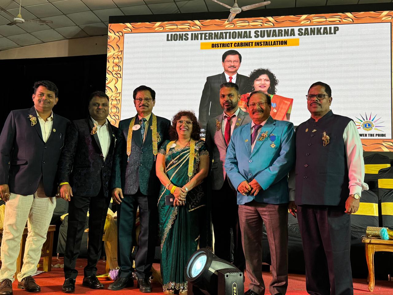 Attended 50th District Cabinet Installation 