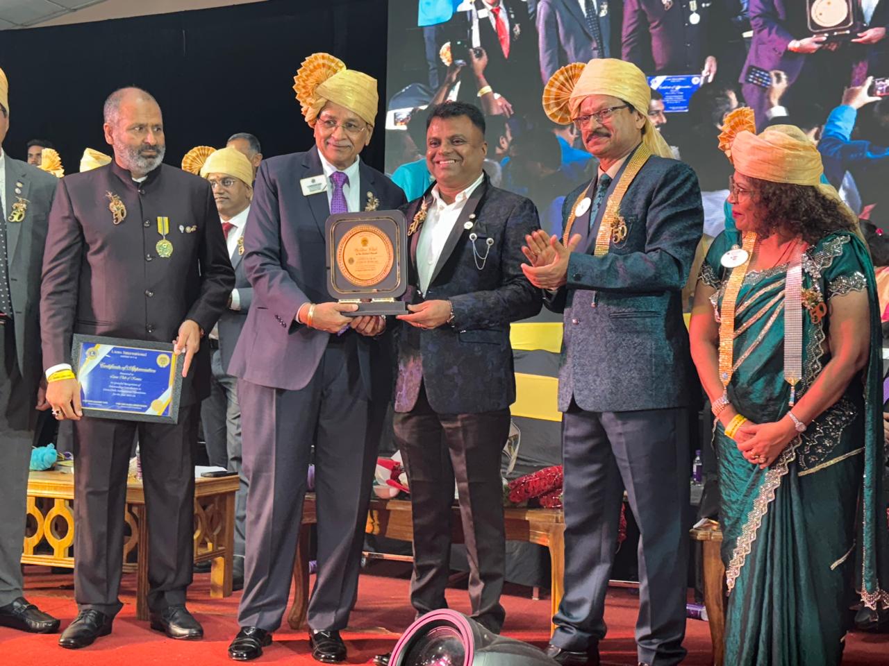 Contribution done by all 25 members towards LCIF