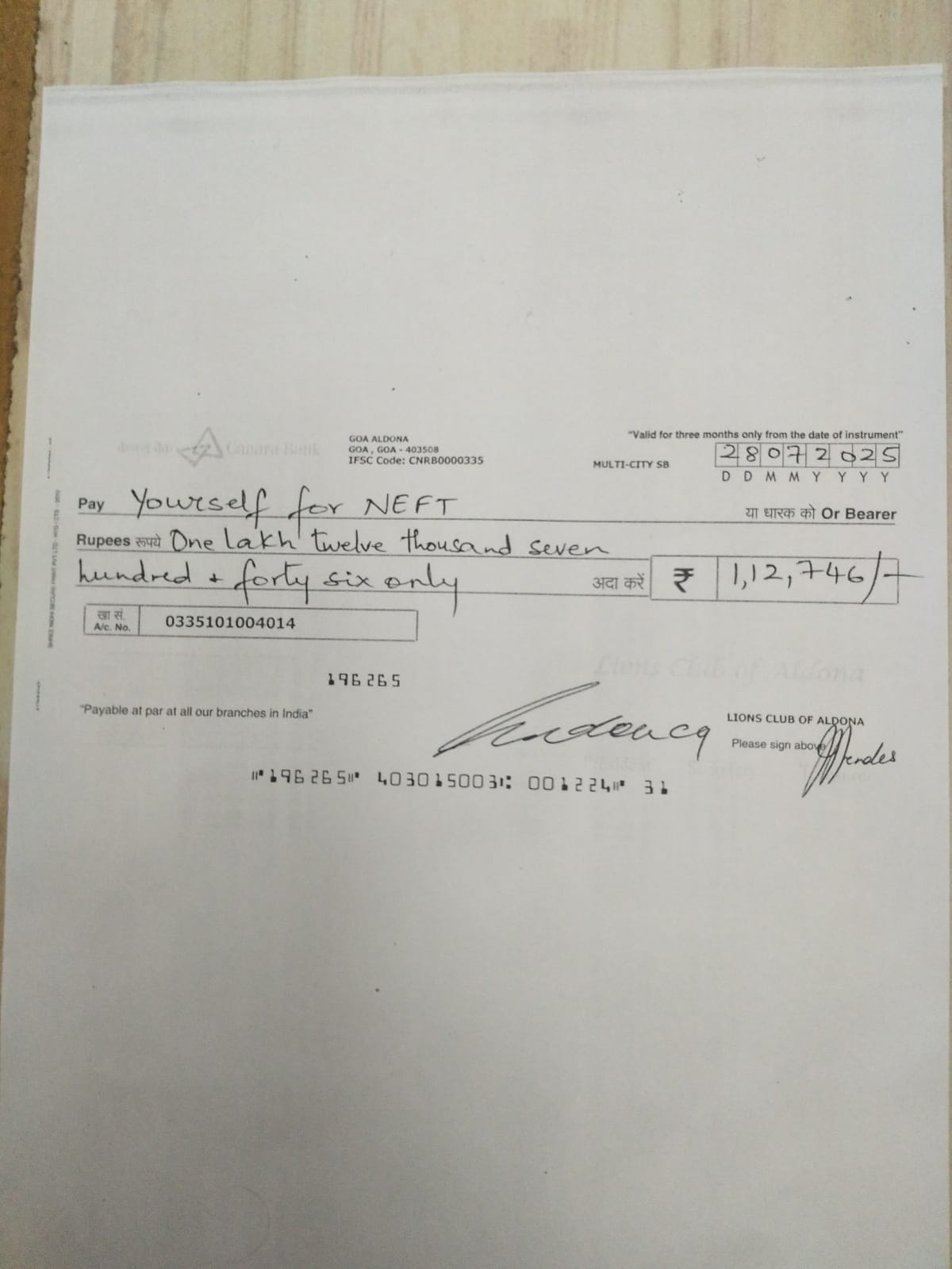 International dues 