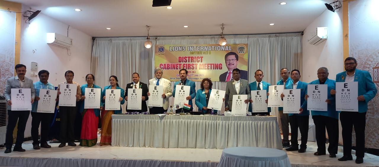 DISTRIBUTION OF VISIION CHARTS AT GOA