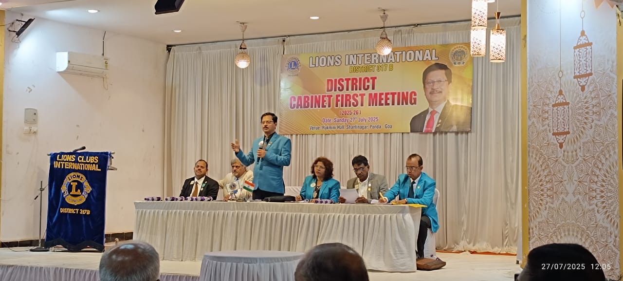 ATTENDED DISTRICT CABINET MEETING AT GOA