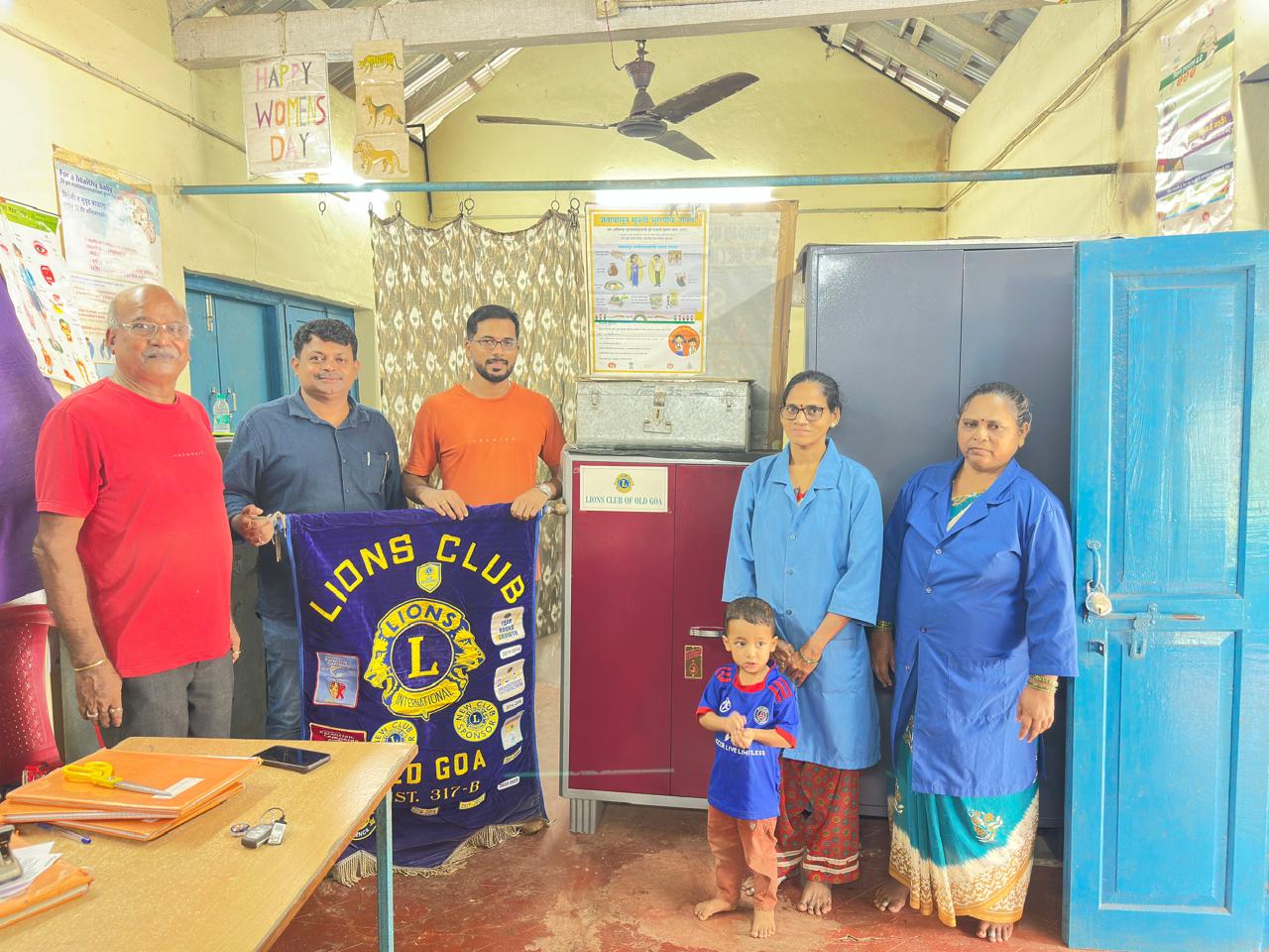 Handover Cupboard to Anganwadi Old Goa