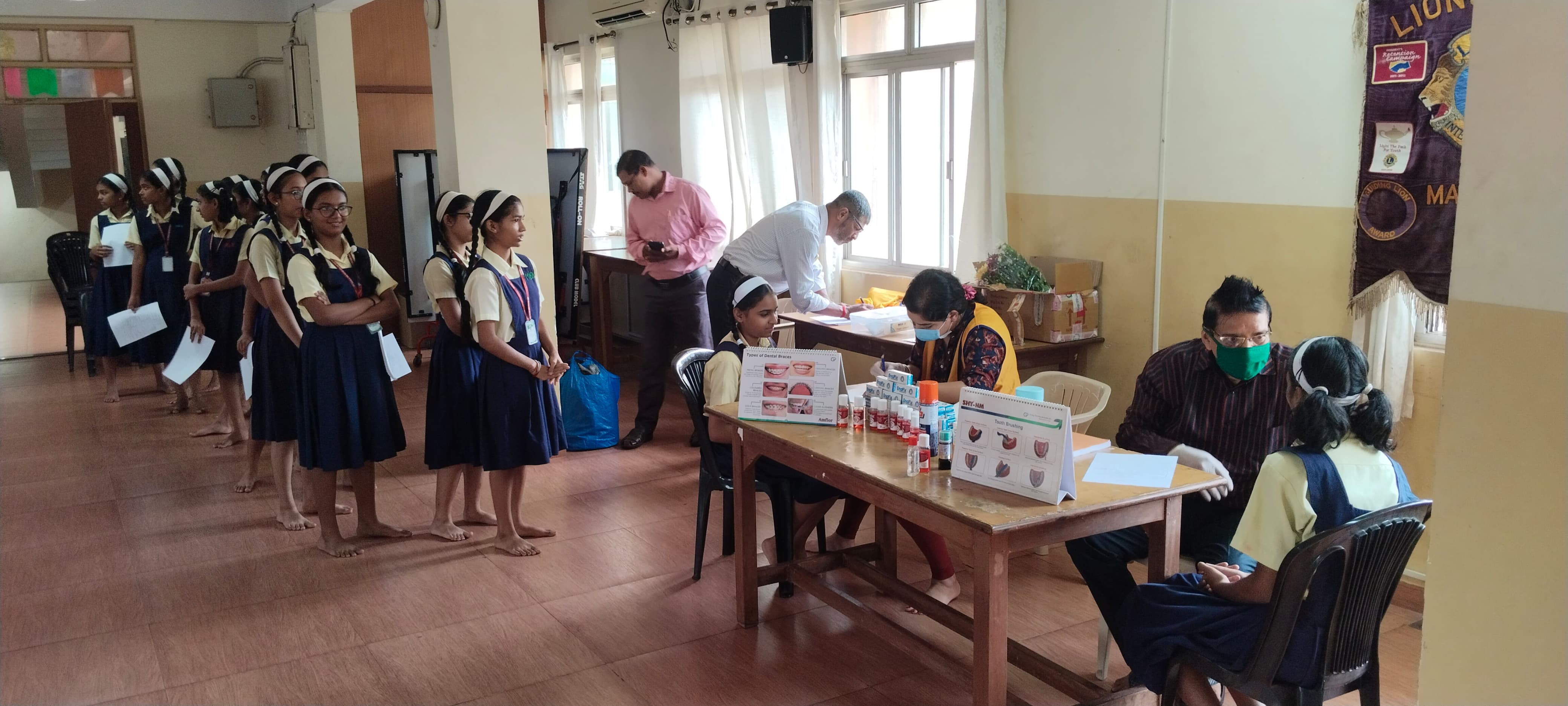 Dental Camp @ School Mahila and Nutan High School On 22nd July 2025