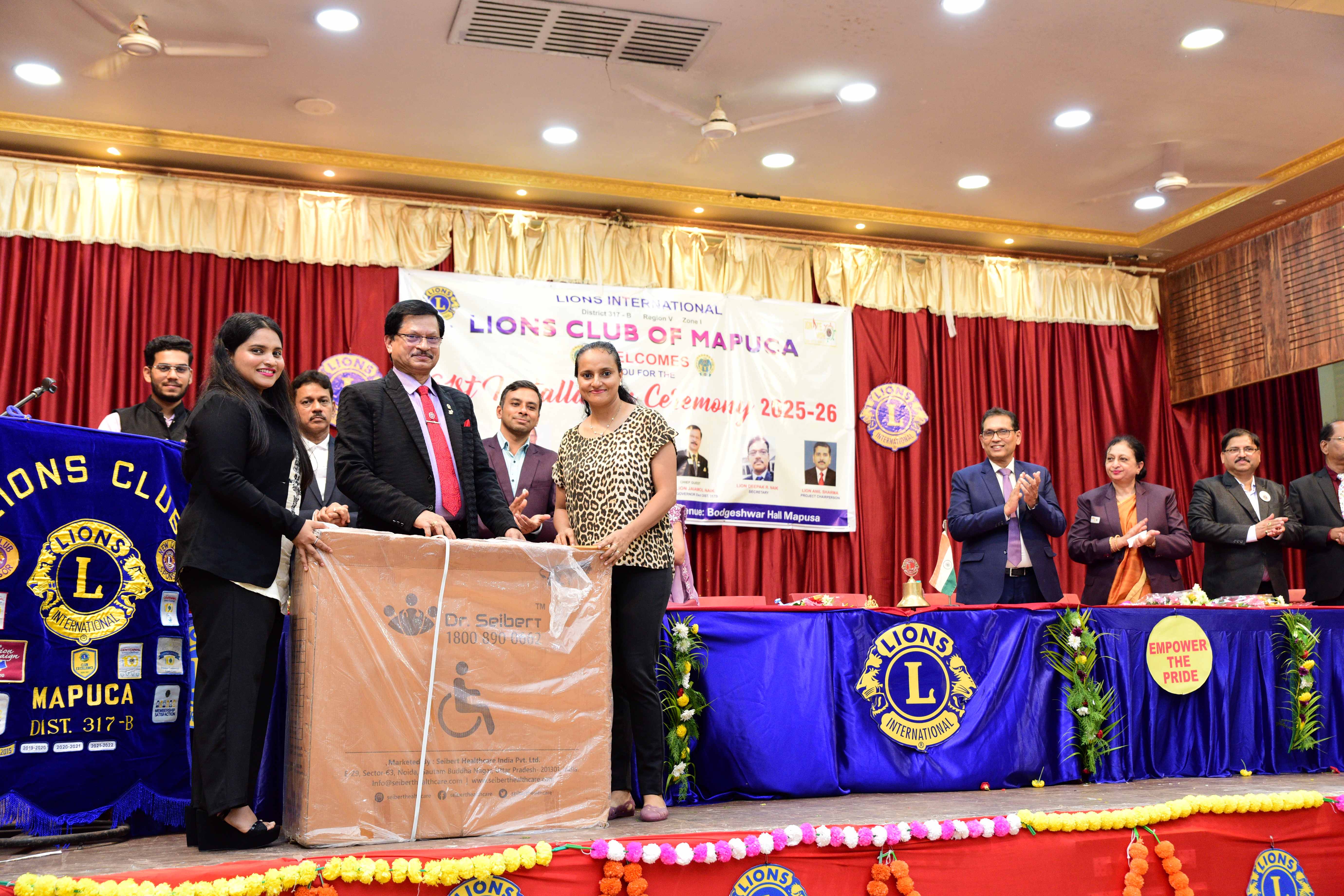 Donation of Wheelchair to a need specially abled woman.