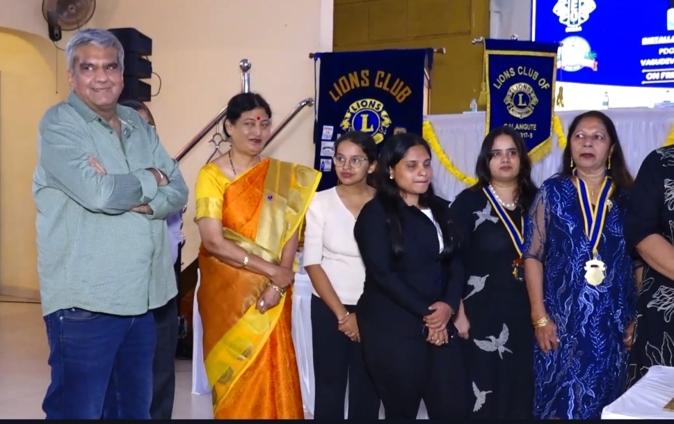 Attended the BOD Installation Ceremony of Lions Club of Calangute 