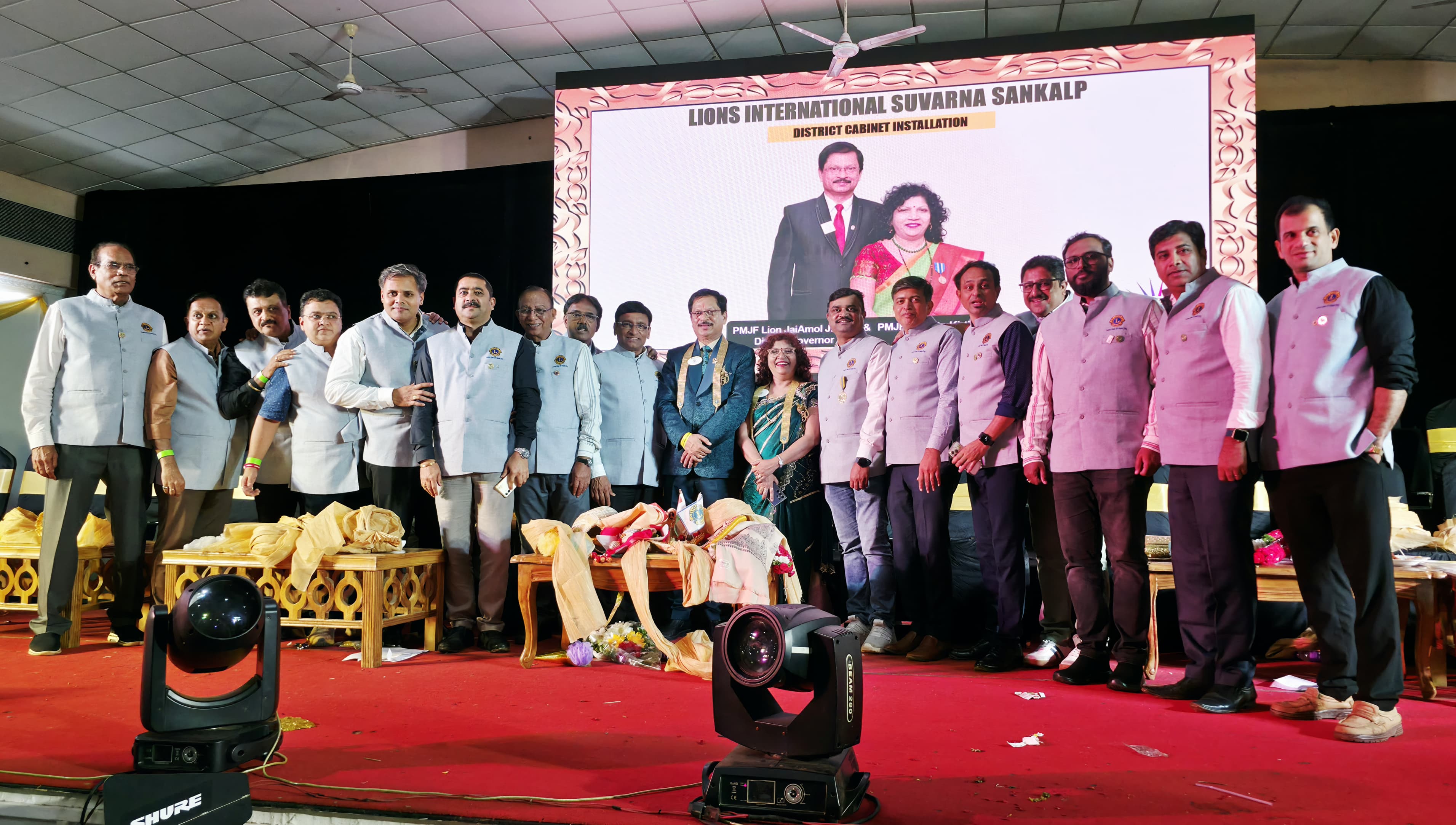 Attended Dsitrict 317B Cabinet Installation Ceremony