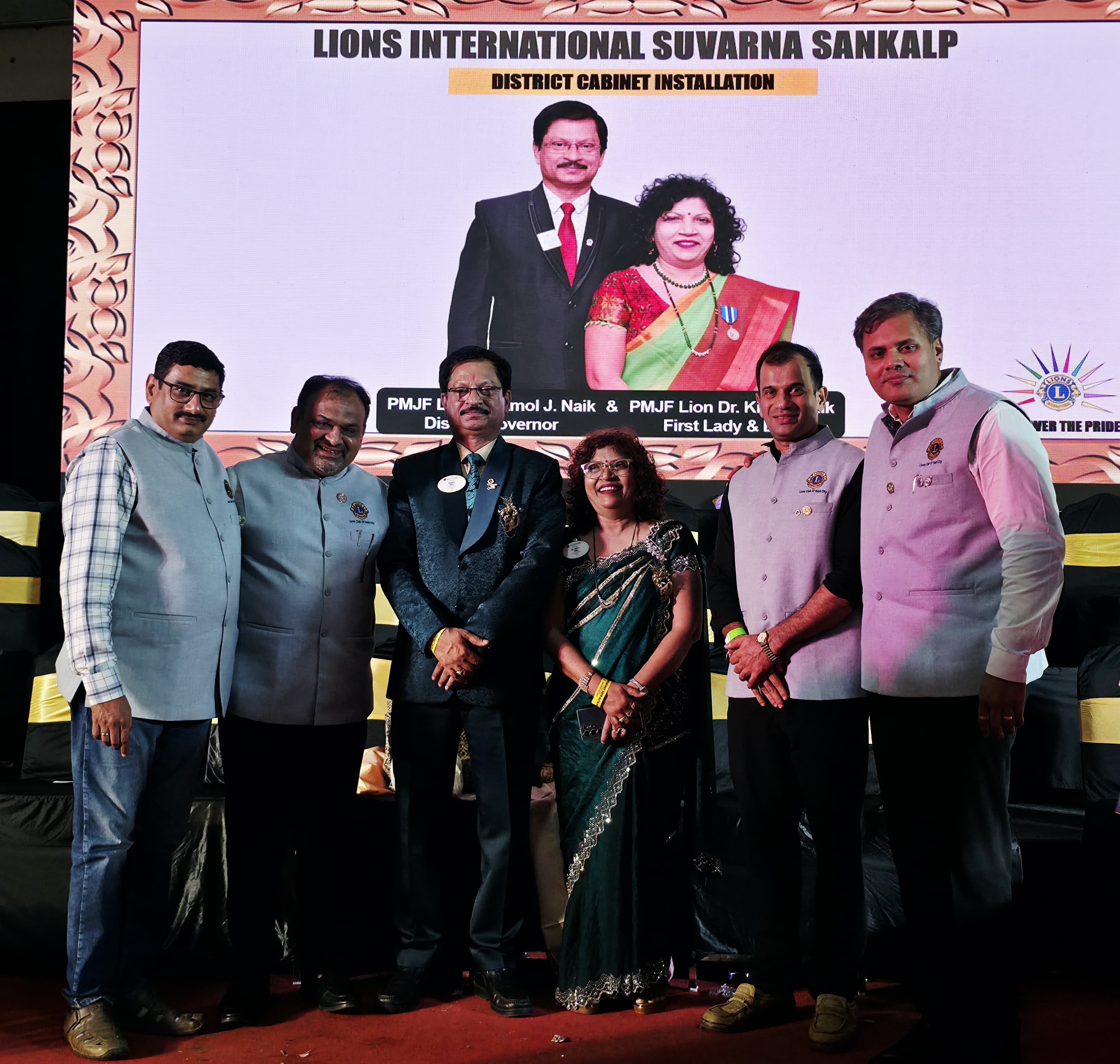 Attended Dsitrict 317B Cabinet Installation Ceremony