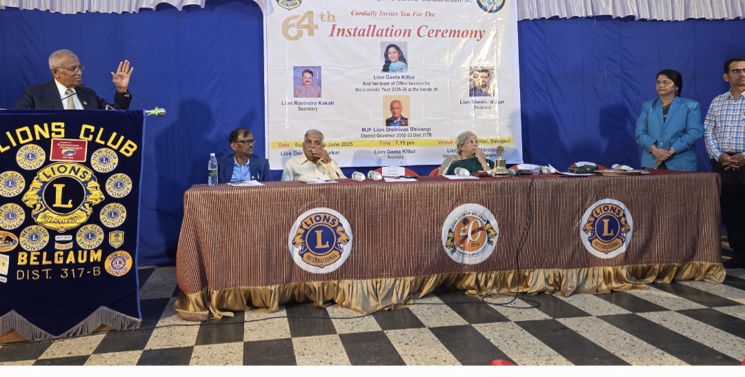 Handing over of club assets from previous PST to present PST. 