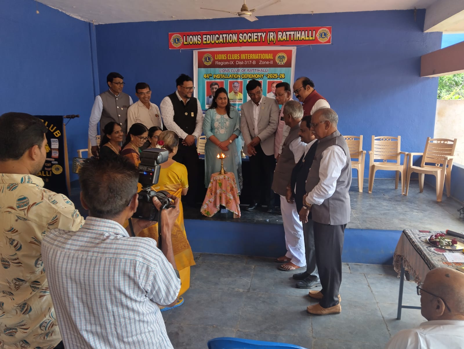 Participation of lions club ,rattihalli innstalkation