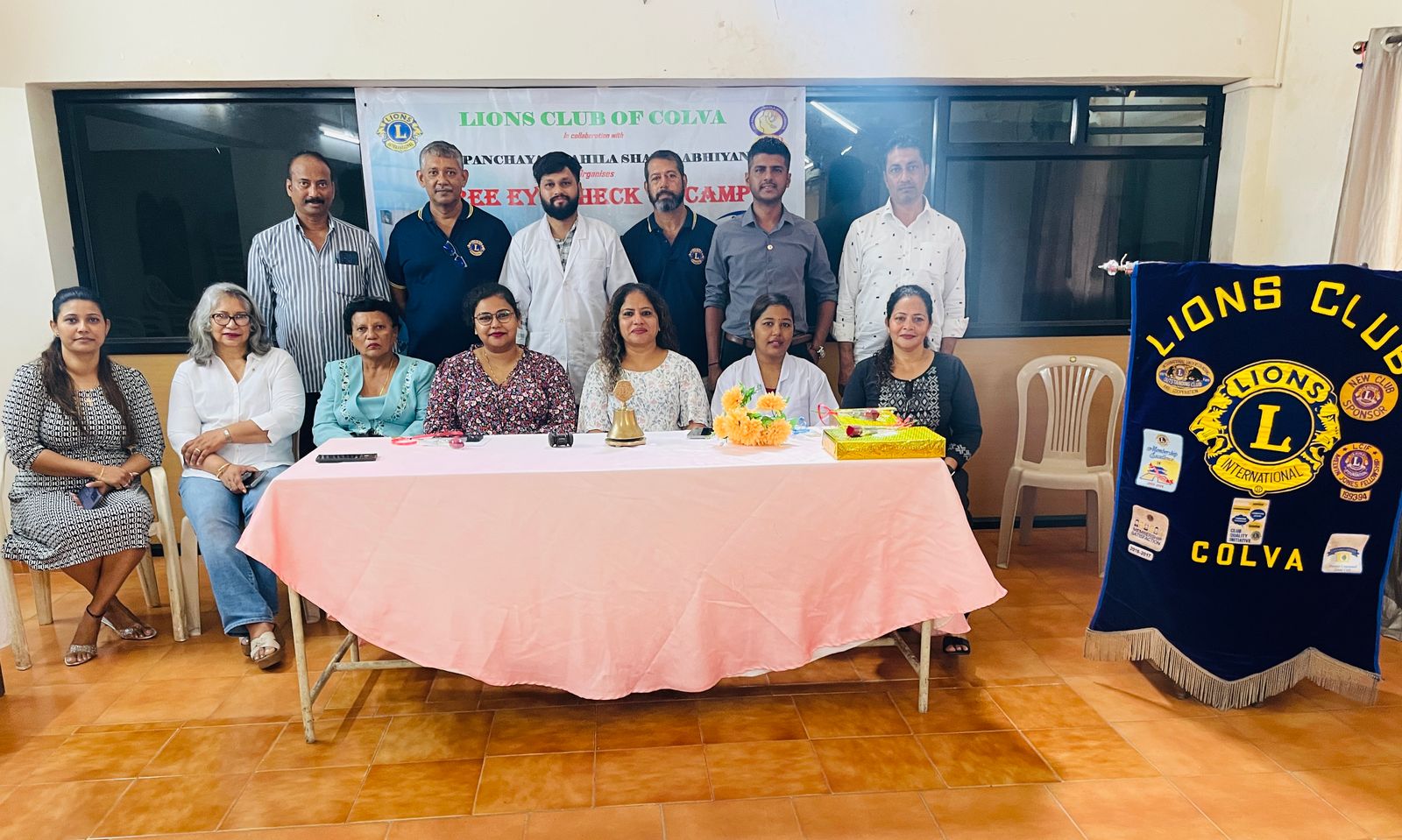 Eye check up camp held in our clubhouse