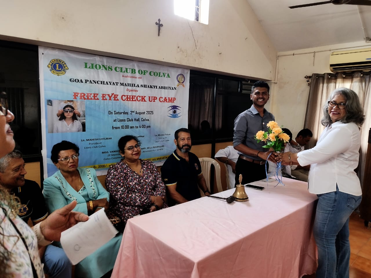Visit of Zone Chairperson to our club