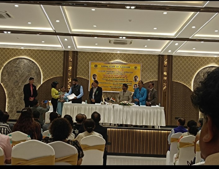 Attending Club Installation of Lions club of Navelim
