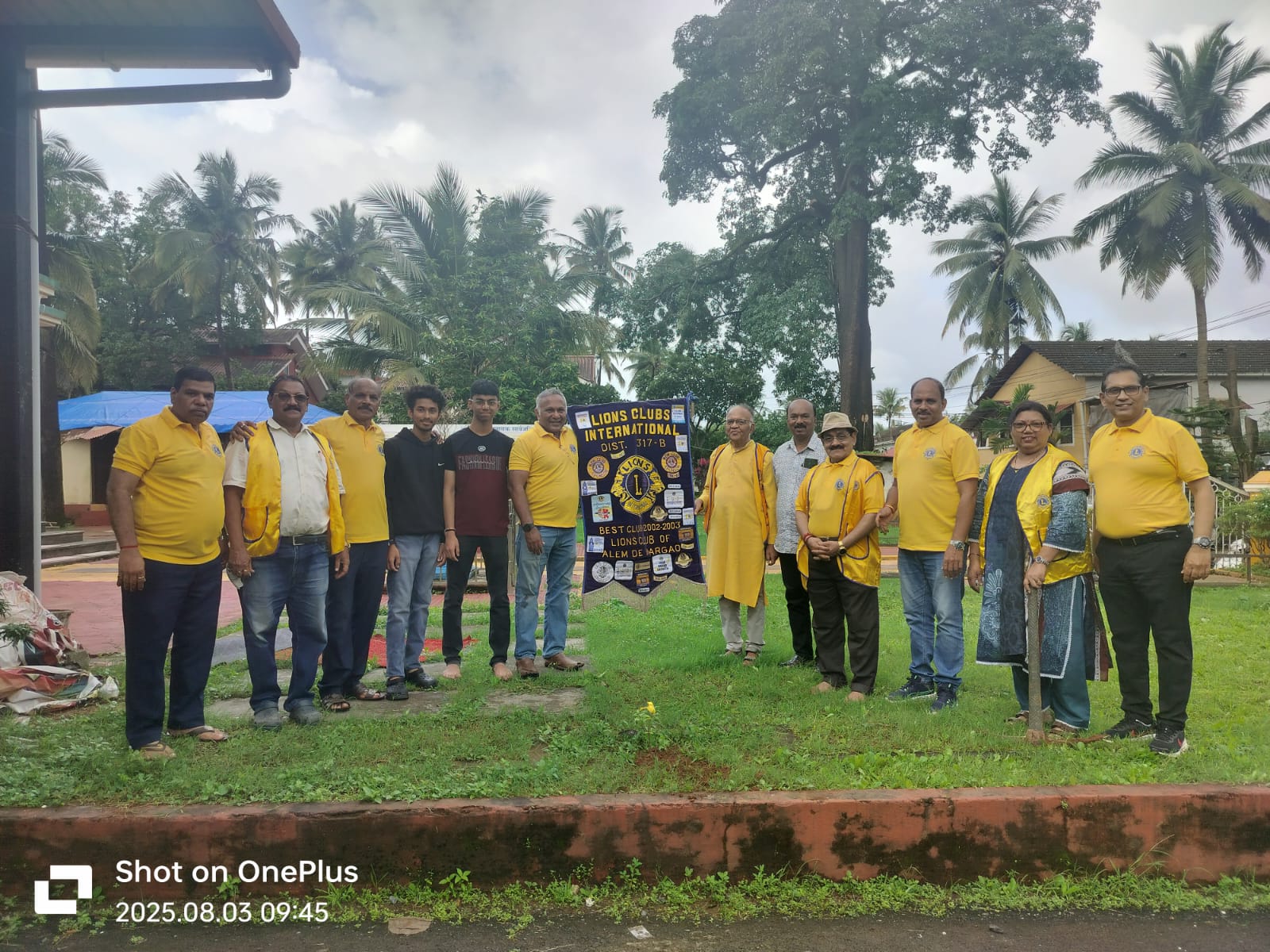 Tree Plantation drive at Siddhi Vinayak Prassan Ganpati temple, Housing Board Gogal, Margao 03.08.2025