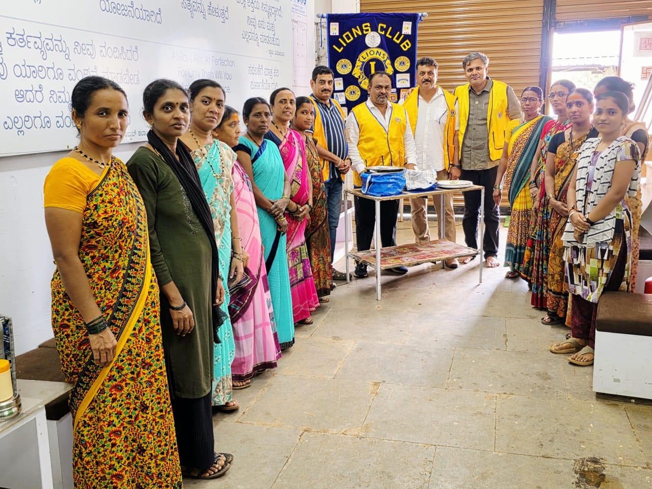 Lions Club of Hubli City organized a food donation