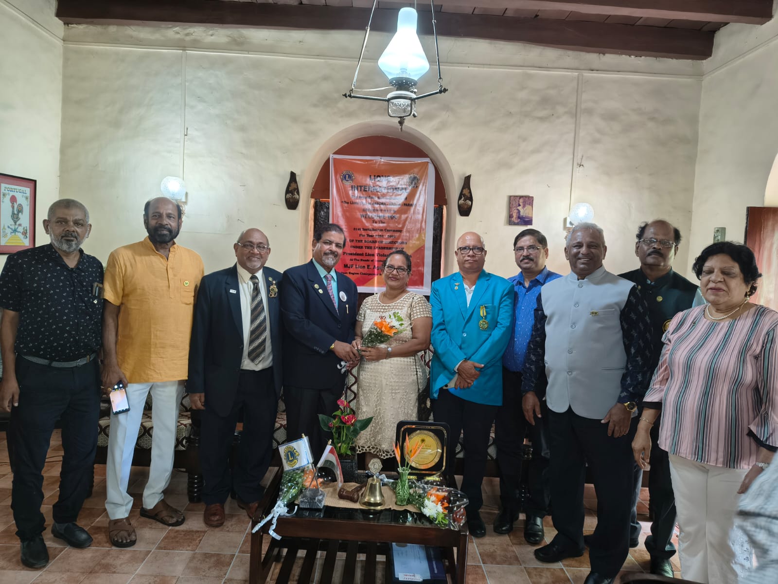 Attended BOD Installation ceremony of Lion's club of Arpora-Nagao-Parra