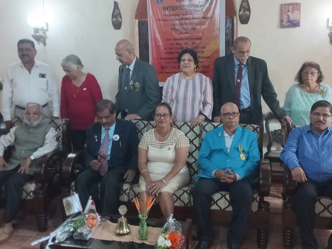 Attended BOD Installation ceremony of Lion's club of Arpora-Nagao-Parra