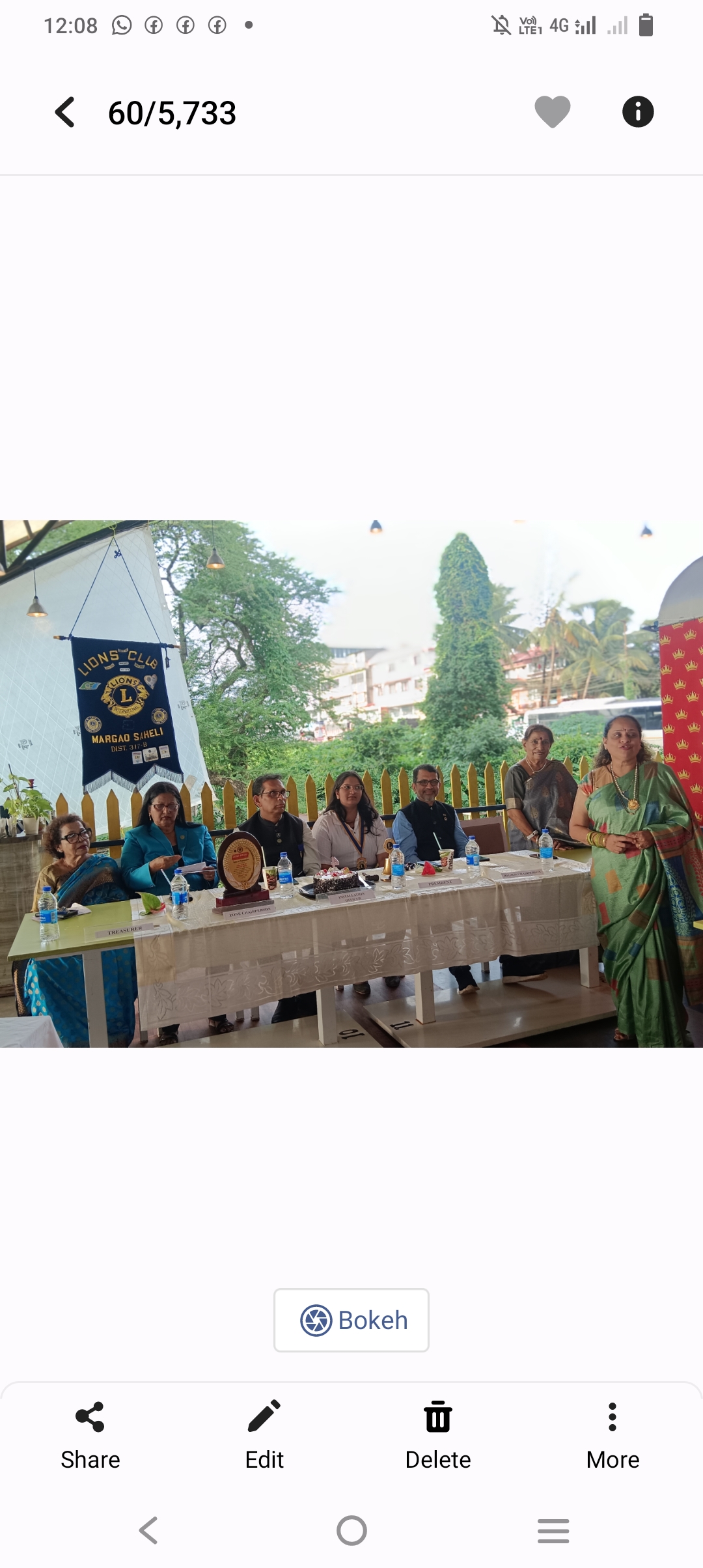 Attended Club Installation of Lions club of Margao Saheli