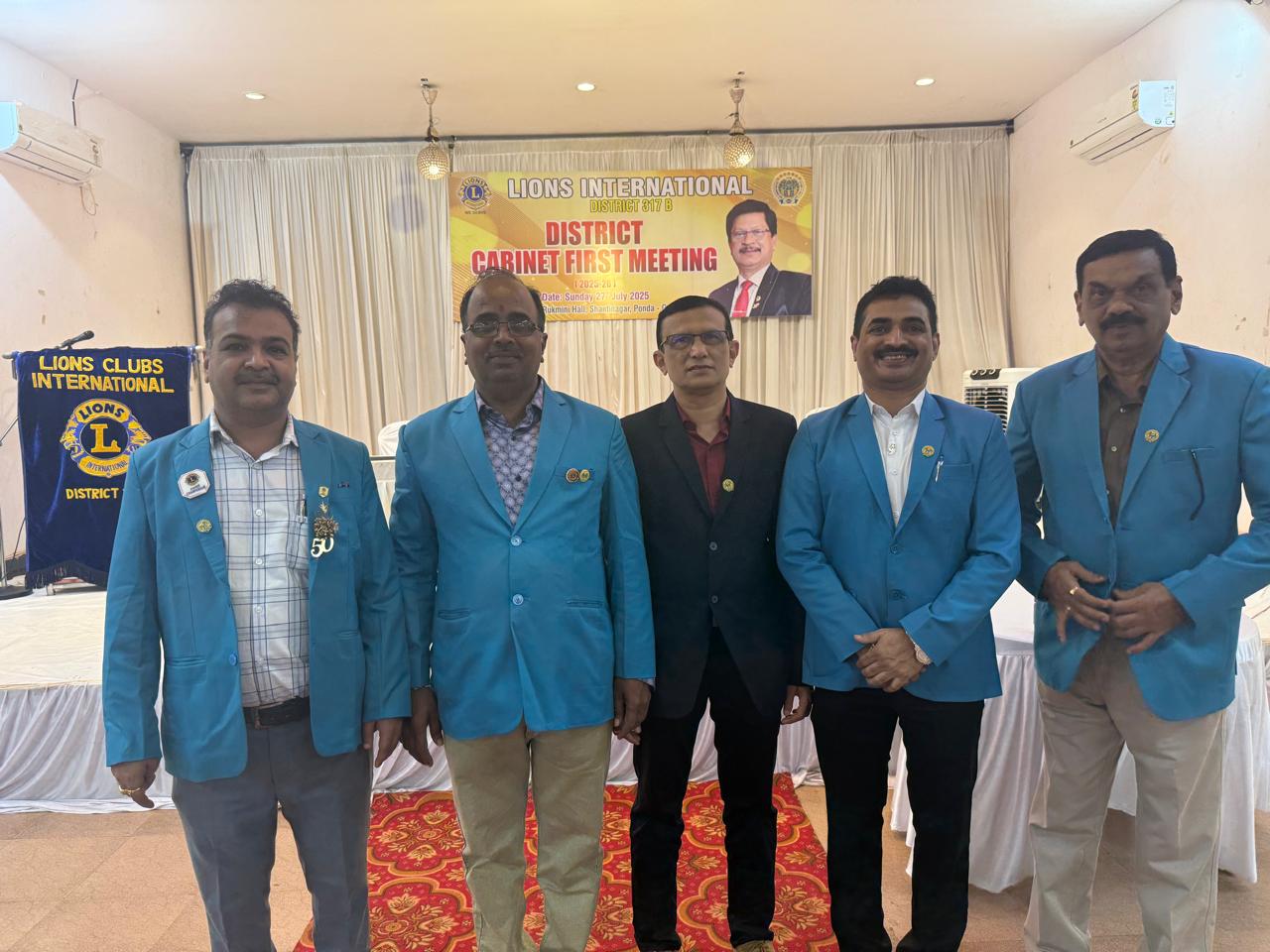 District pre-Cabinet and Cabinet meetings. 