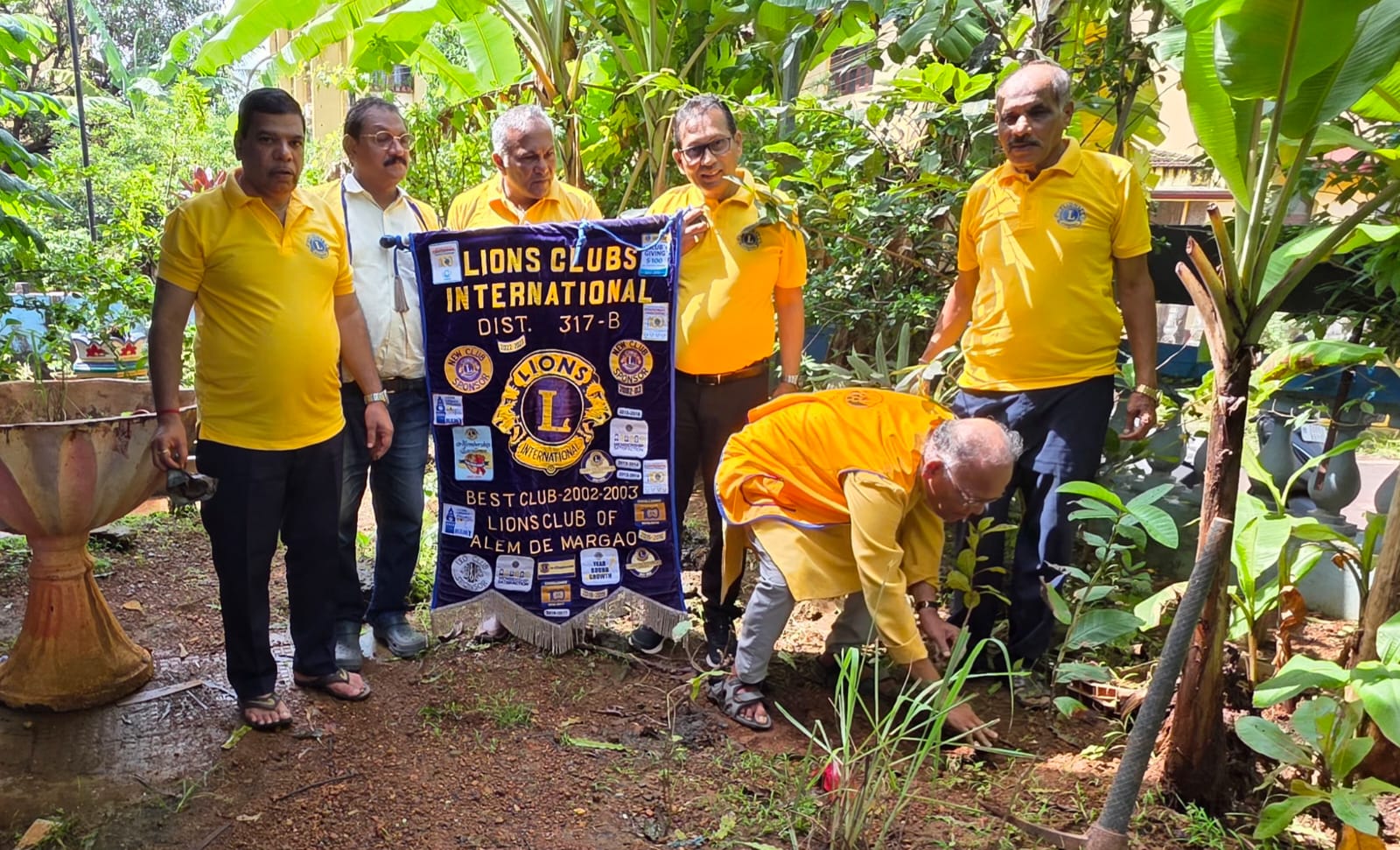 Tree Plantation at Matruchaya orphanage for Girls in Margao Goa 