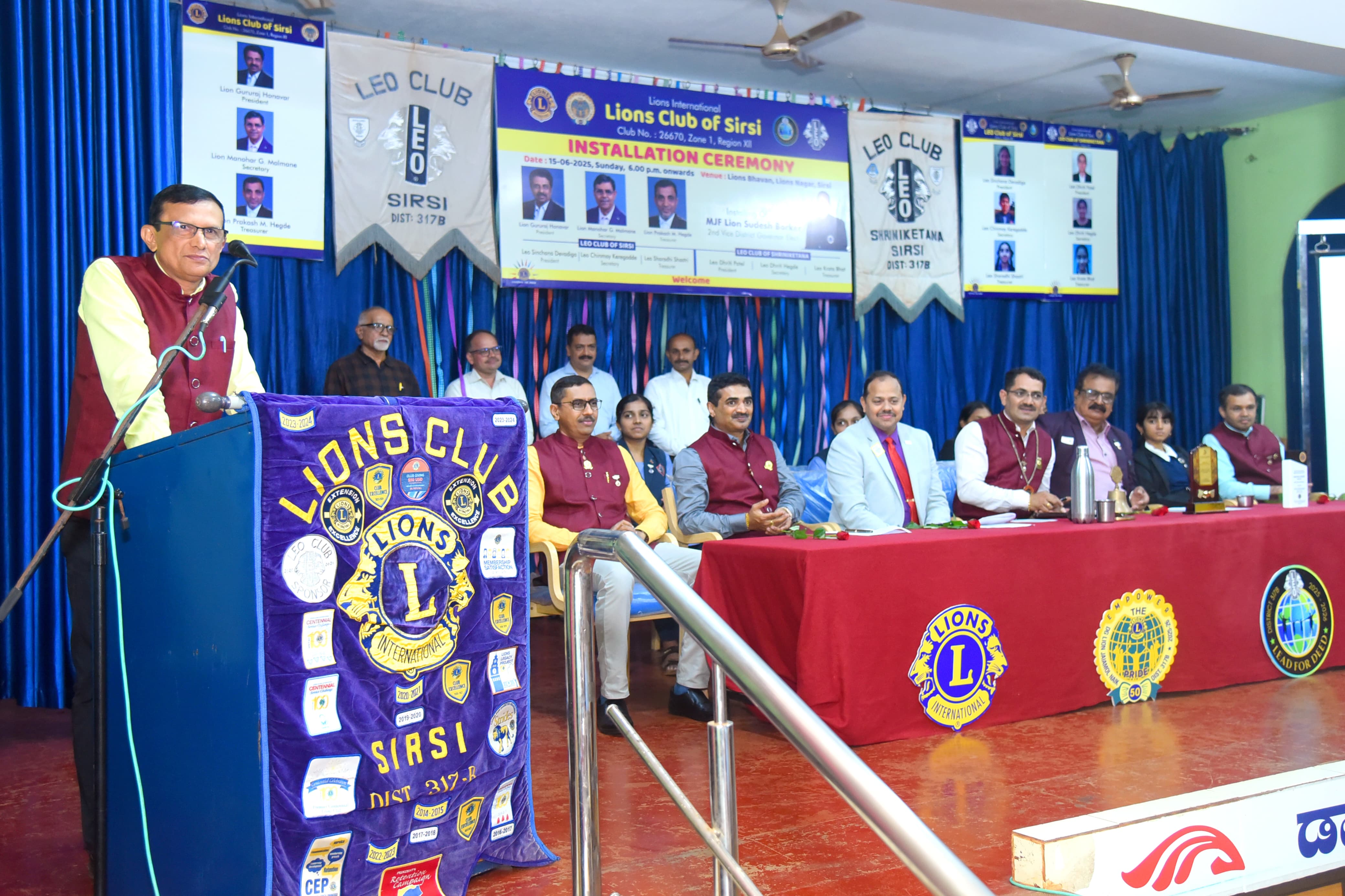 LIONS CLUB SIRSI BOD INSTALLATION