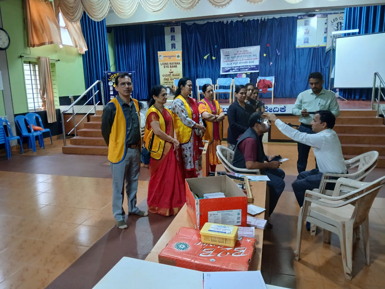 EYE CHEC UP CAMP ORGANISED AT LIONS SCHOOL FOR TEACHERS AND STAFF