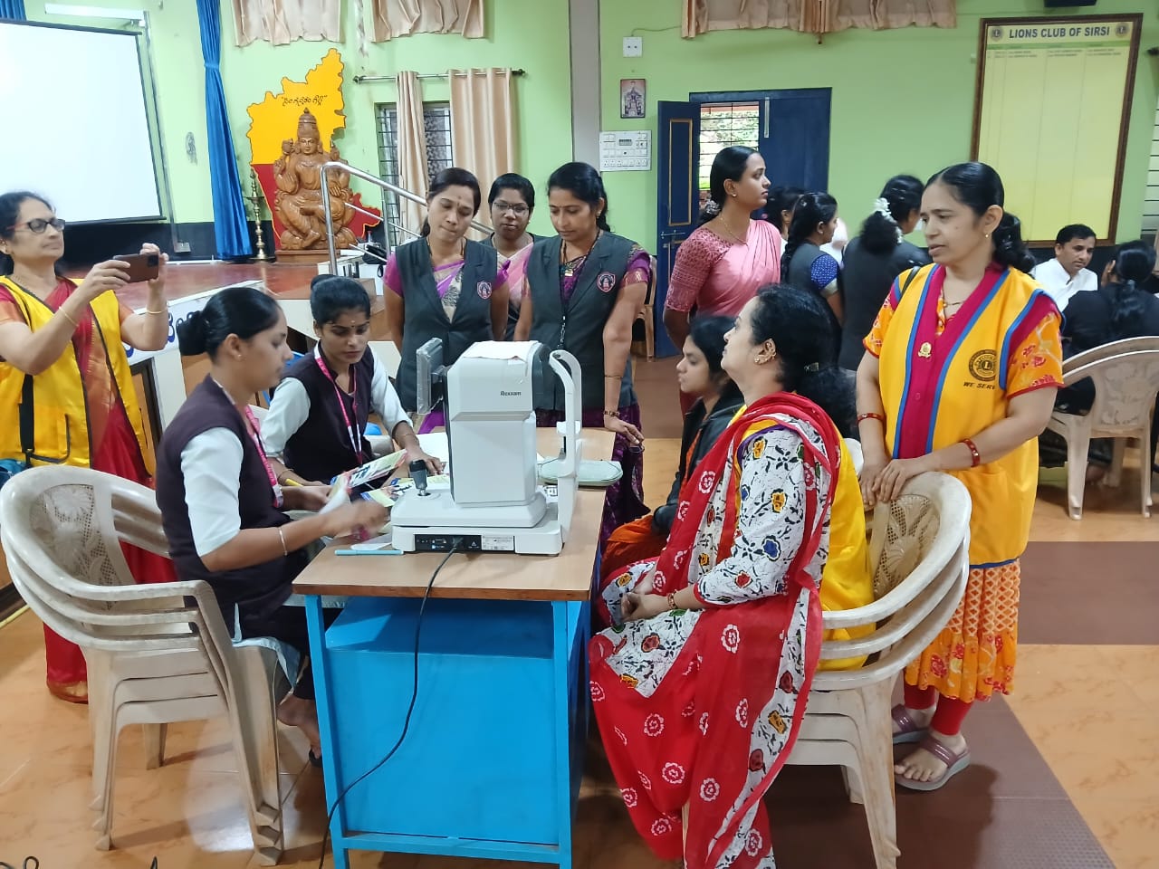 EYE CHEC UP CAMP ORGANISED AT LIONS SCHOOL FOR TEACHERS AND STAFF