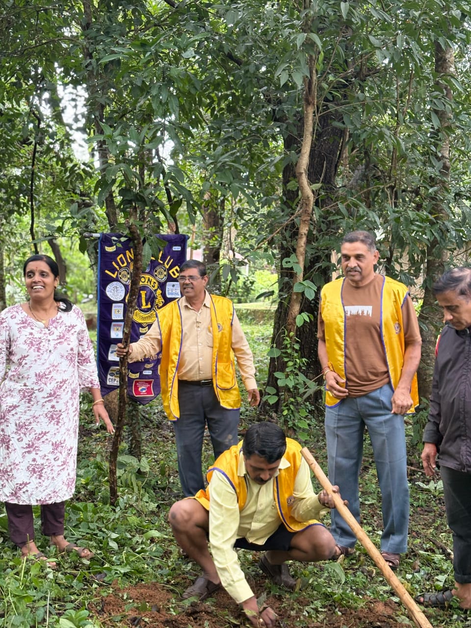 TREE PLANTATION OF 58 SAPLINGS