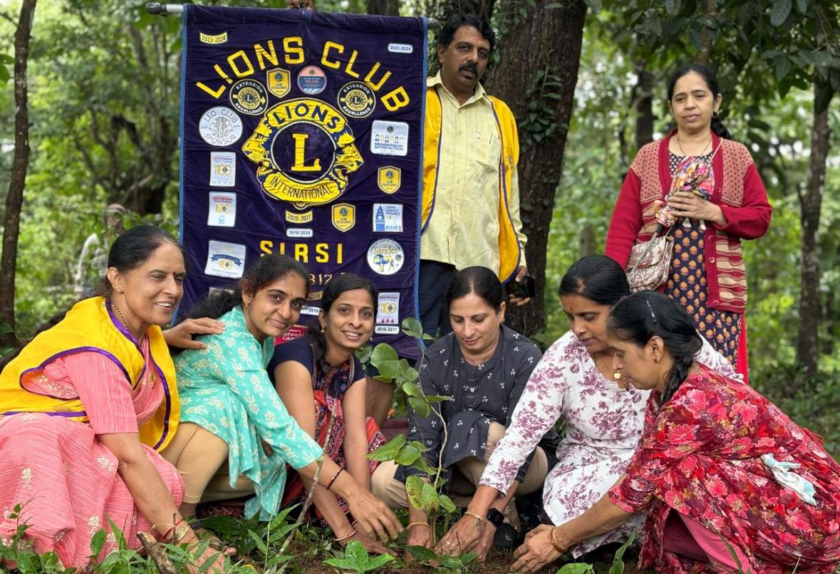TREE PLANTATION OF 58 SAPLINGS