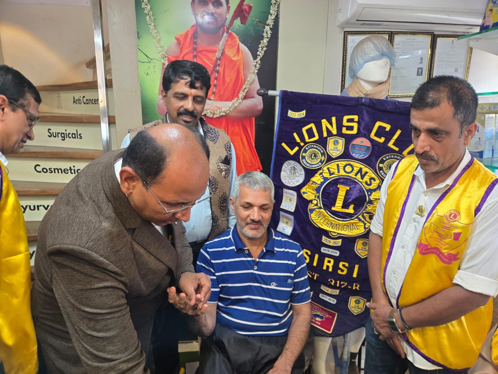 BLOOD SUGAR AND BLOOD PRESSURE SCREENING CAMP A SIGNATURE ACTIVITY