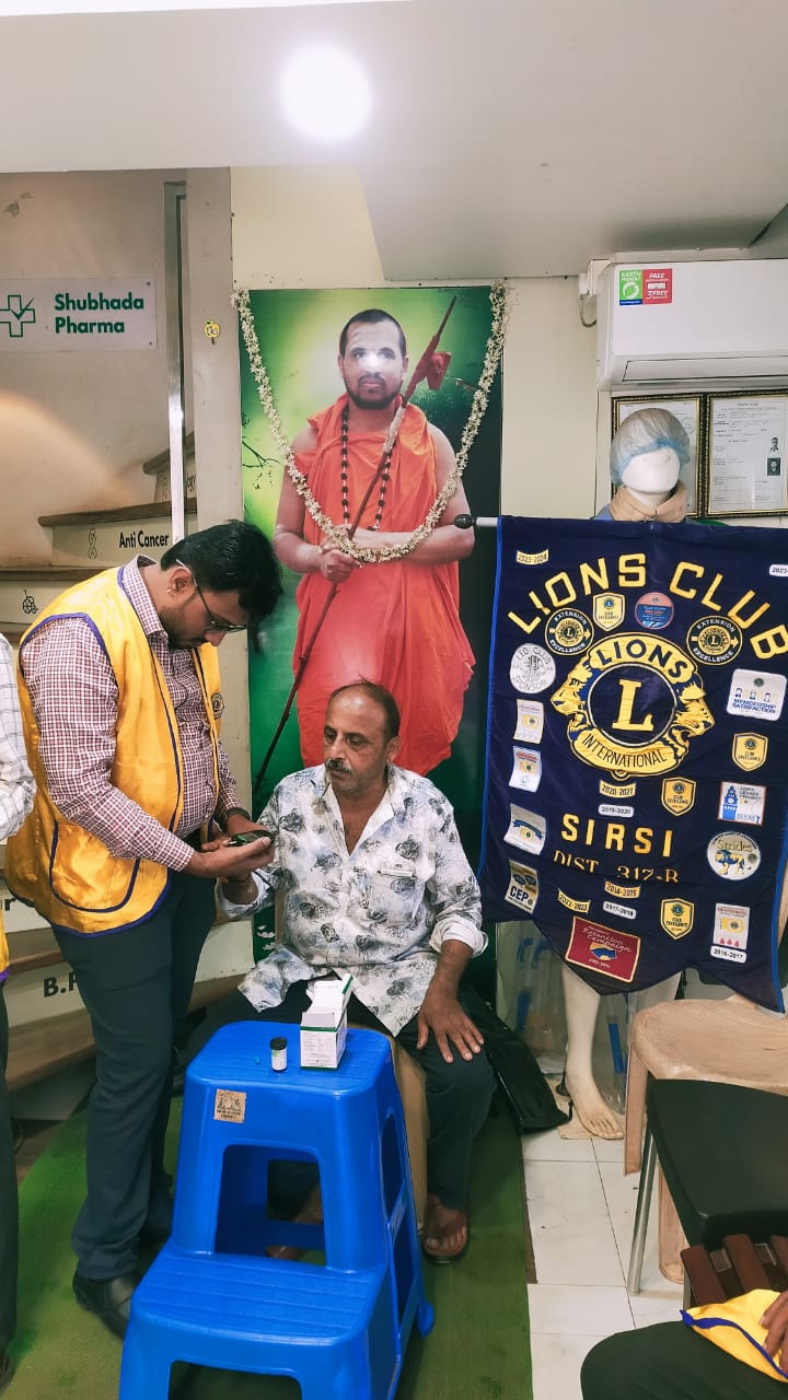 BLOOD SUGAR AND BLOOD PRESSURE SCREENING CAMP A SIGNATURE ACTIVITY