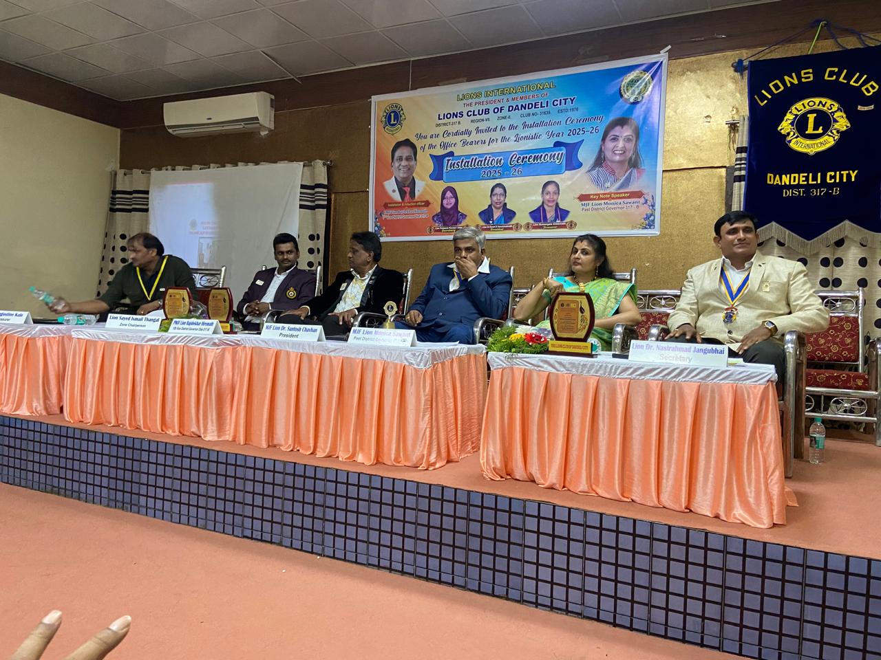 Attended Installation Ceremony of Lions Club of Dandeli City