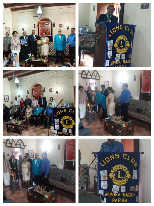 Attended 31st installation ceremony for the year 2025-2026 of the BOD of Lions club of Arpora - Nagoa - Parra.