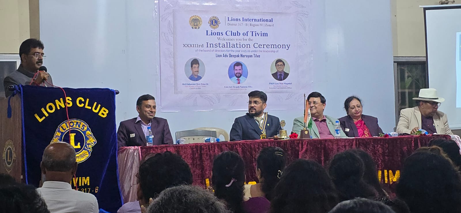 members attended installation