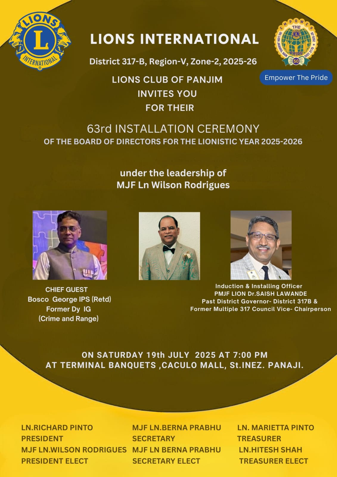 Panjim CLub Installation