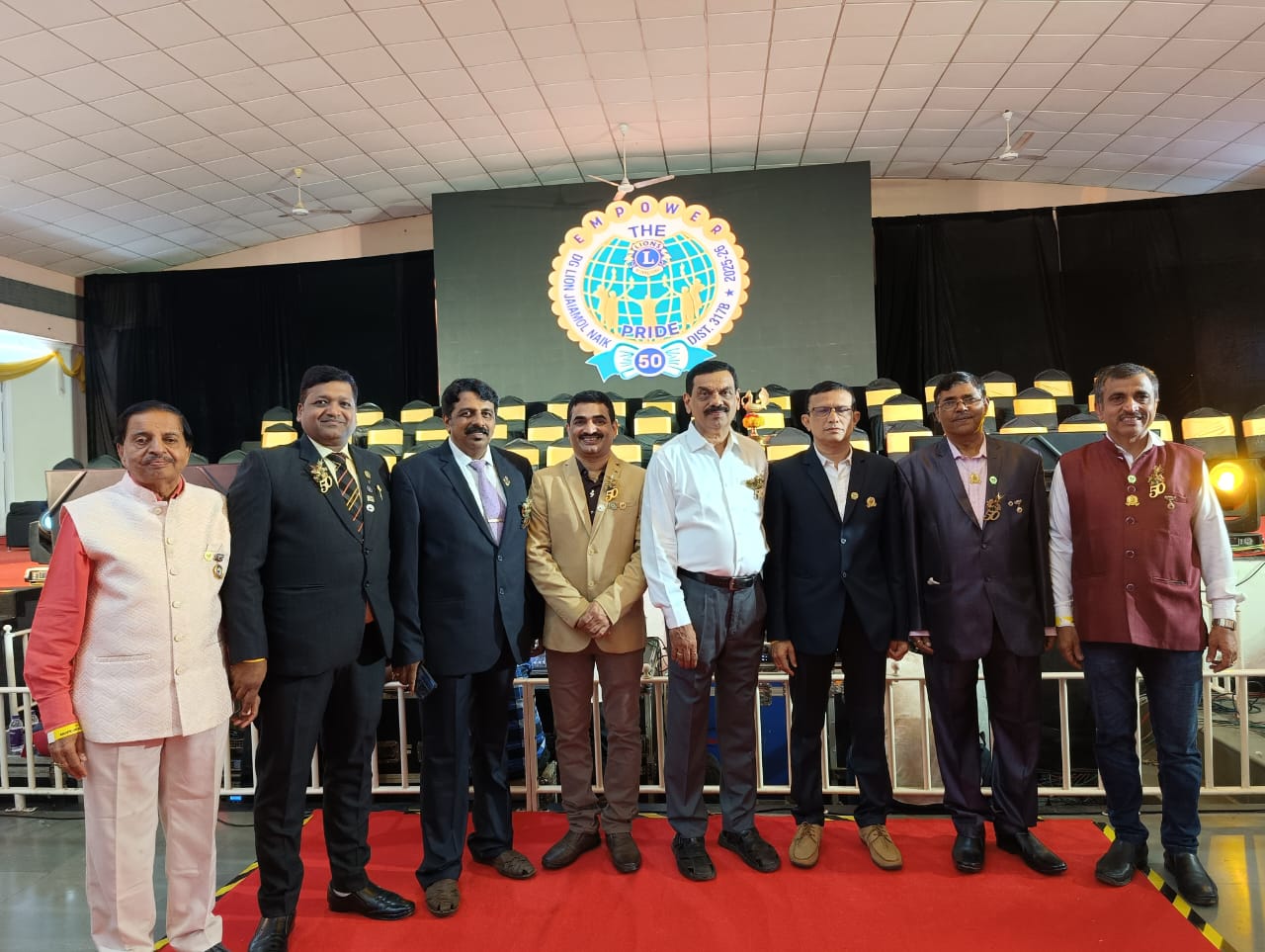 DISTRICT CABINET INSTALLATION ATTENDED