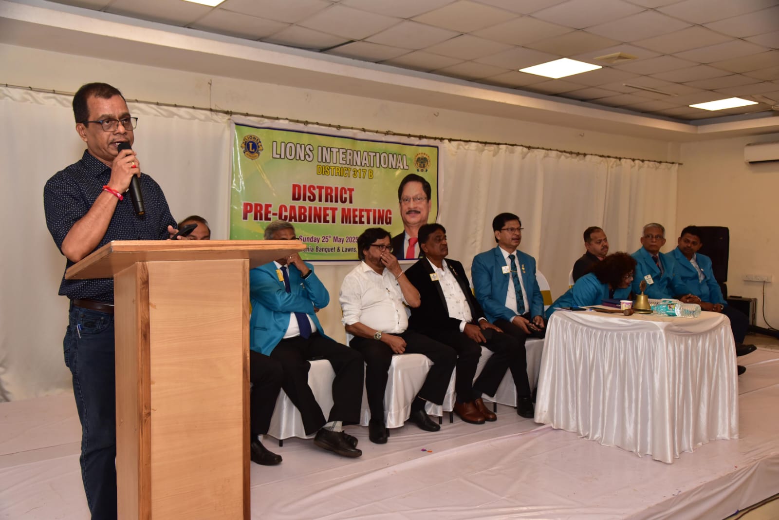 ATTENDED PRE CABINET MEETING, DISTRICT 317B, AT VASCO-GOA