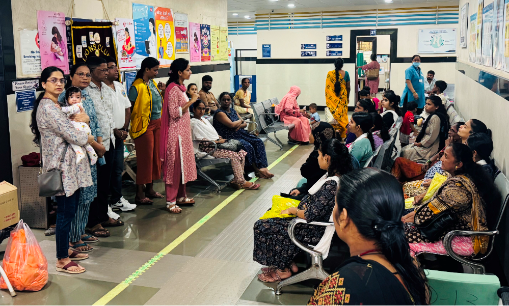 As the Zone chairperson attended the activity of Lions club of Vasco da Gama 