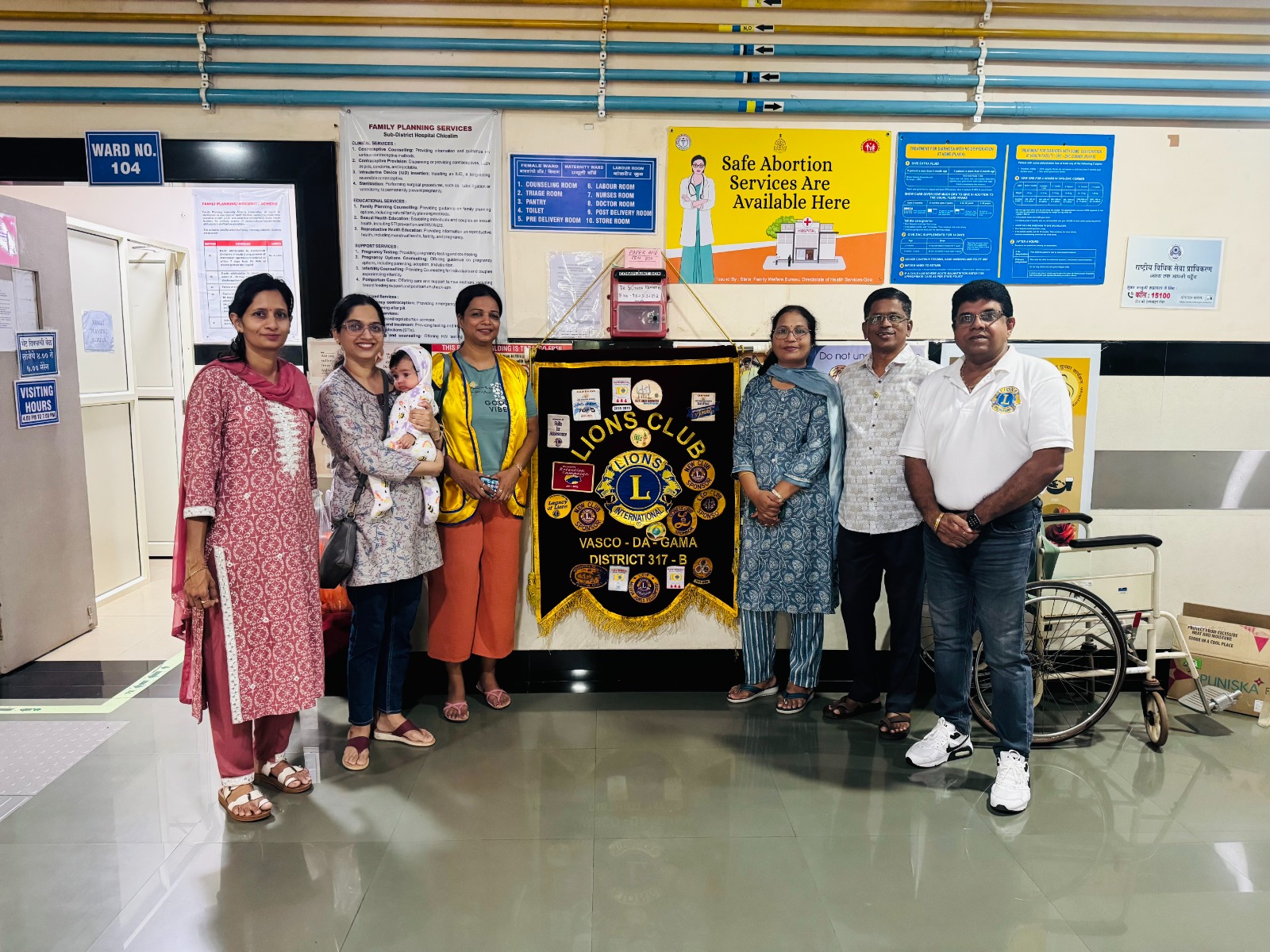 World Breast Feeding Week by Lion Club of Vasco Da Gama 