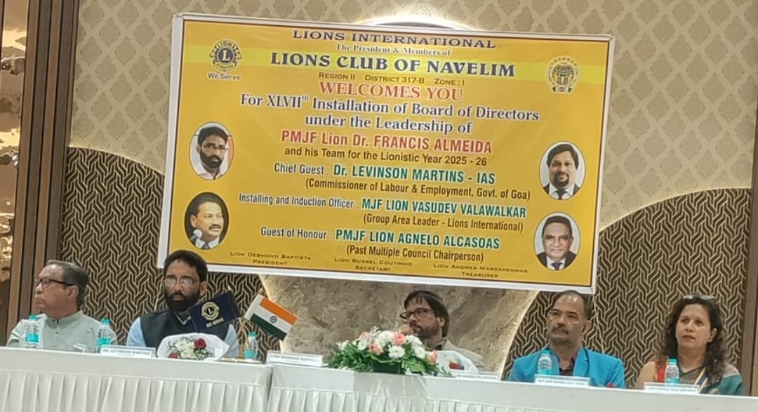 Attended LC Navelim Installation Ceremony.