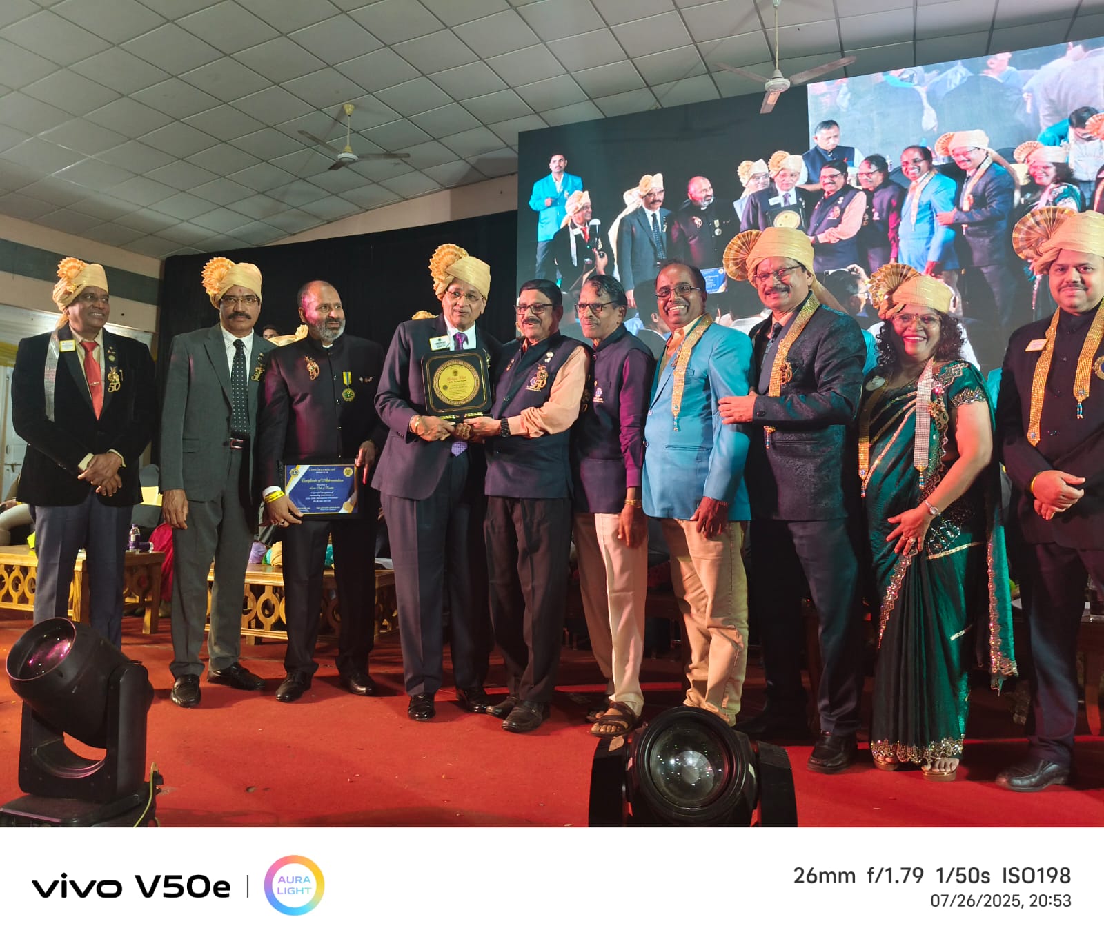 *Golden Jubilee Year Lions District Installation