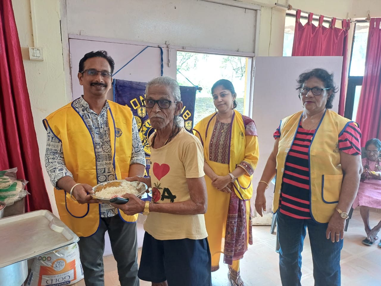 serving at old age home