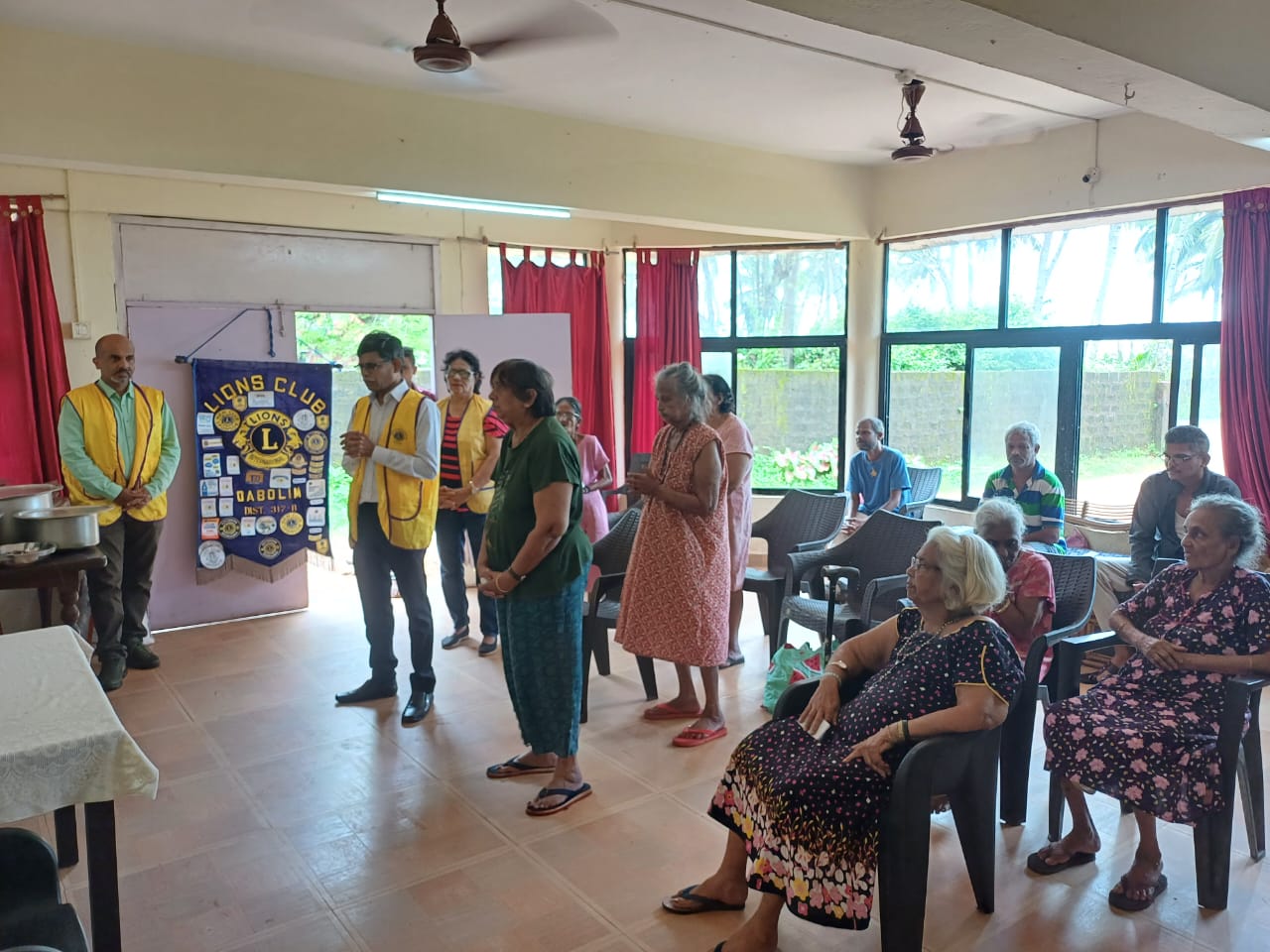 serving at old age home