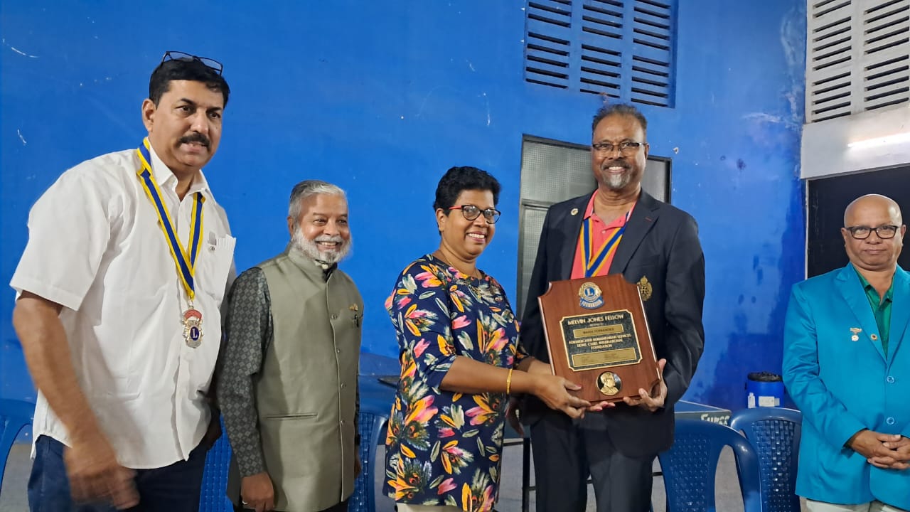 visit to lions club of Aldona of my region